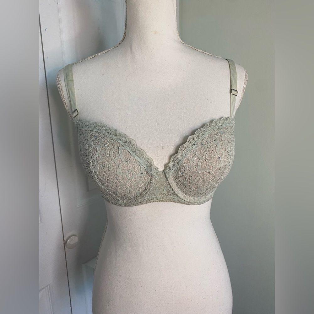 Victoria's Secret Light Mint Green Bra